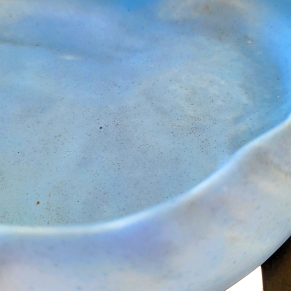VINTAGE McCoy Planter Blue Planter - Picture 6 of 7